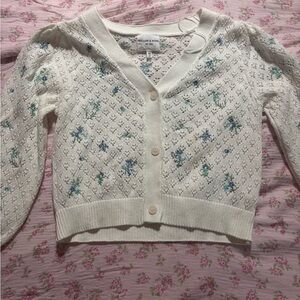 Long Sleeve Embroidered Cardigan